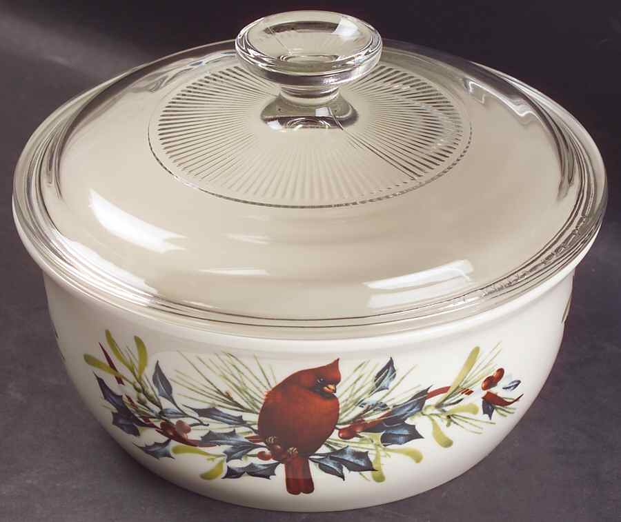 Winter Greetings 1.5 Qt Round Covered Casserole by Lenox-1