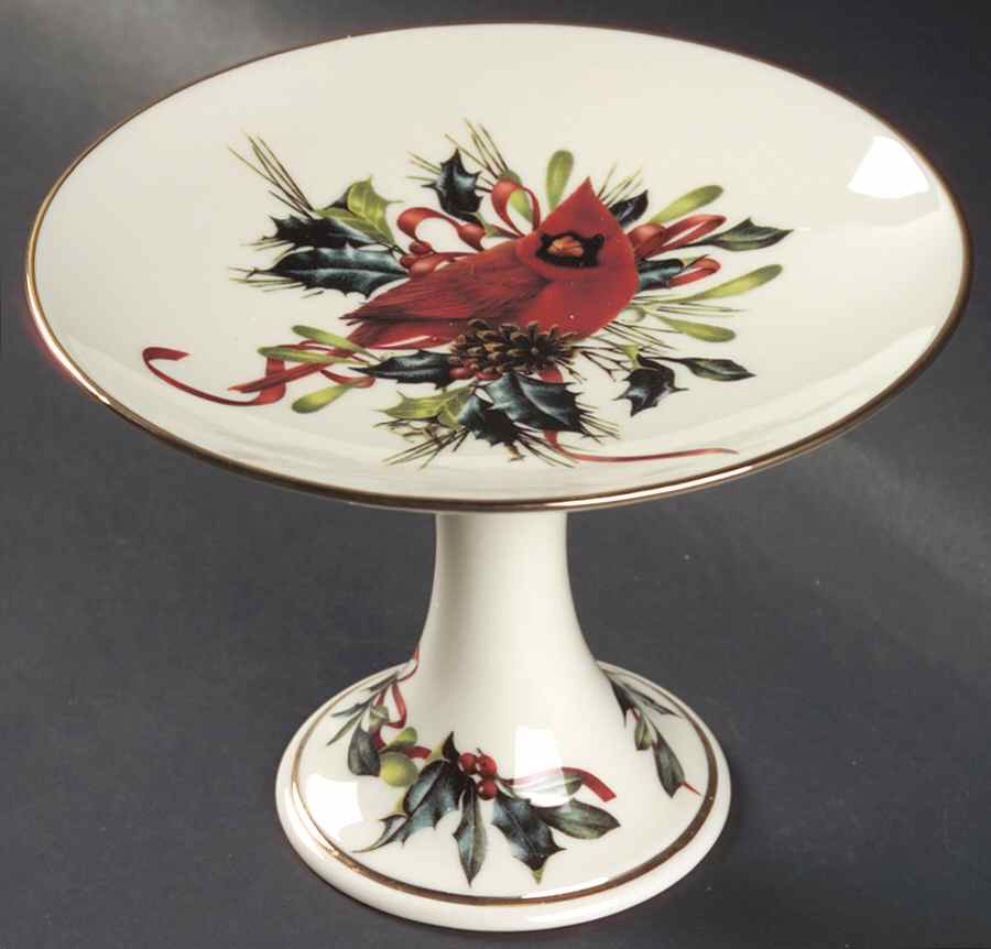 Winter Greetings Round Compote (Height X Width) by Lenox-1