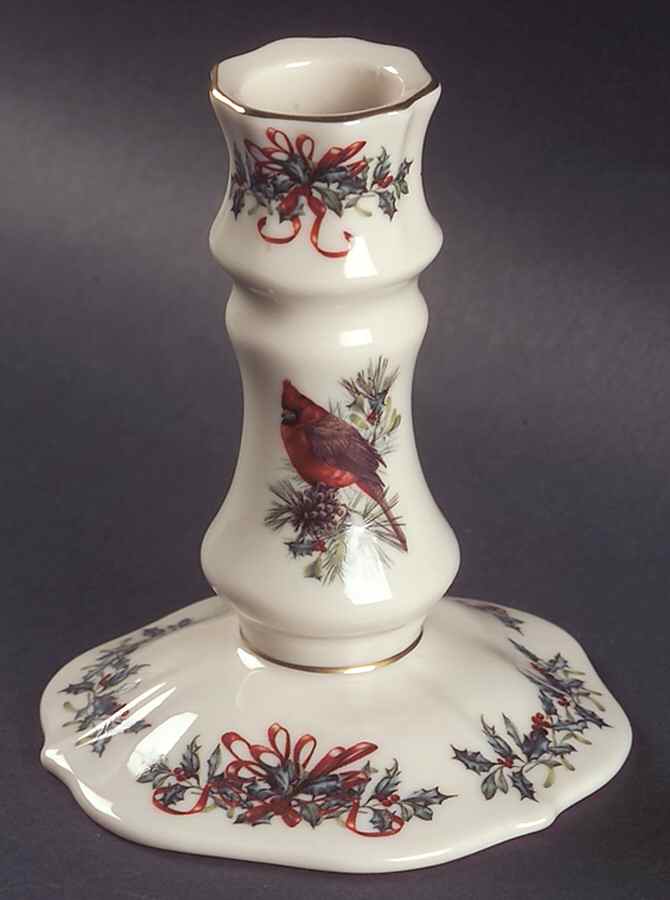 Winter Greetings Small Candlestick by Lenox-1
