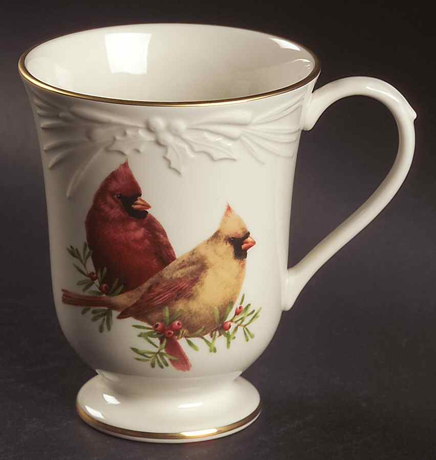 Winter Greetings Carved Accent Mug by Lenox-1