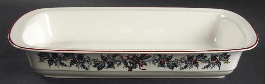 Winter Greetings 13"  Rectangular Baker by Lenox-1