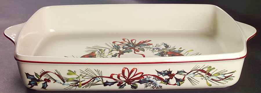 Winter Greetings 14" Rectangular Baker by Lenox-1