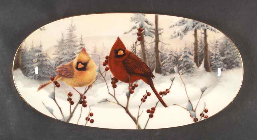 Winter Greetings Scenic Sandwich Tray by Lenox-1