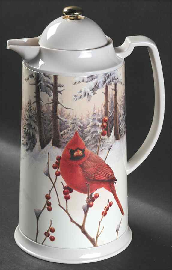 Winter Greetings Scenic Plastic Carafe Thermos & Lid by Lenox-1