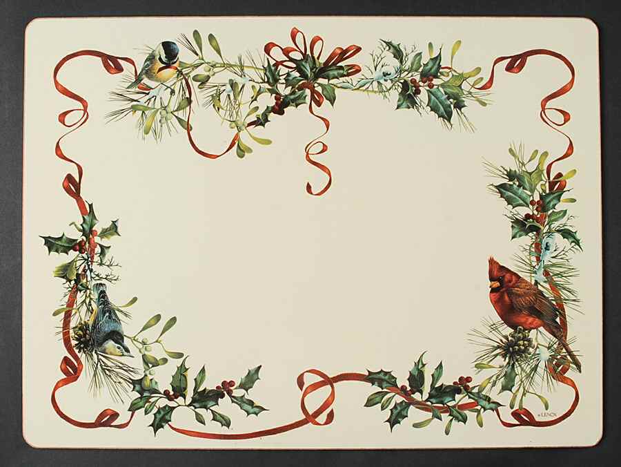 Winter Greetings Corkboard Placemat by Lenox-1