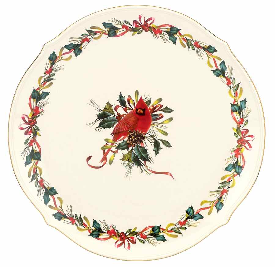 Winter Greetings 12" Chop Plate (Round Platter) by Lenox-1