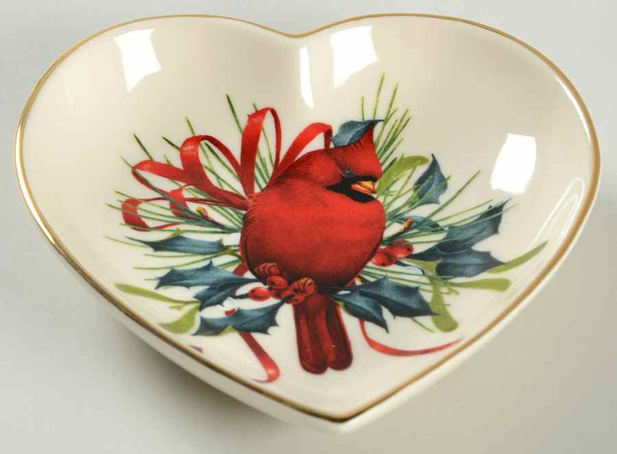 Winter Greetings Heart Shaped Dish by Lenox-1
