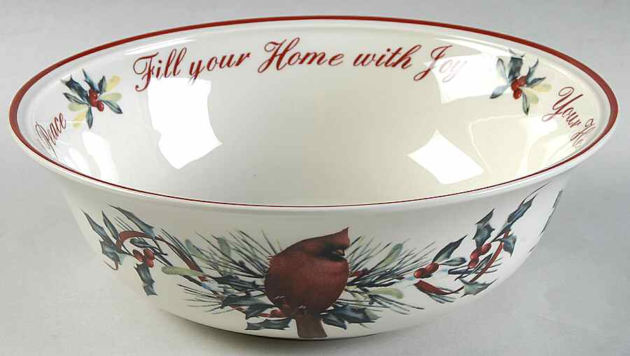 Winter Greetings Sentiment Bowl by Lenox-1