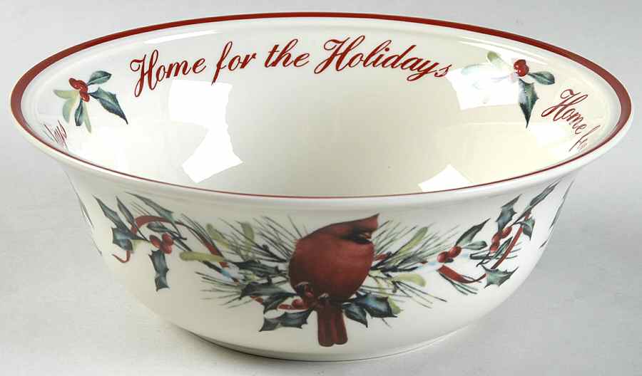 Winter Greetings Sentiment Bowl by Lenox-1