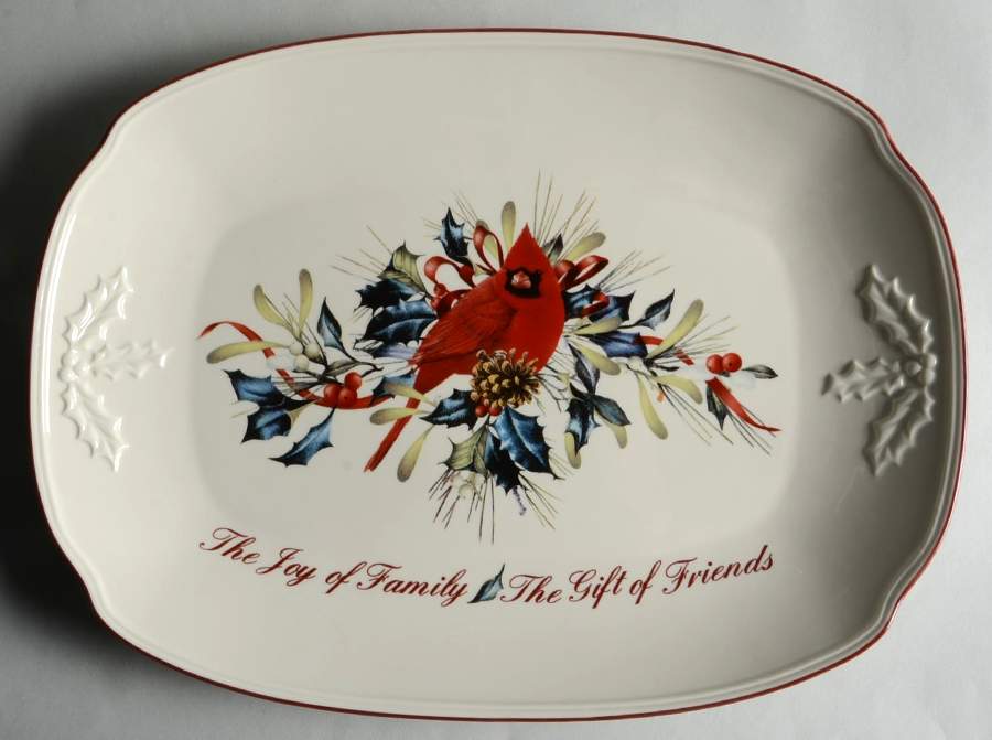 Winter Greetings 14" Oval Serving Platter by Lenox-1
