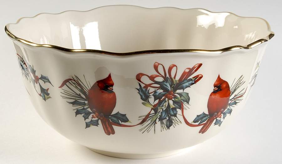 Winter Greetings Punch Bowl by Lenox-1