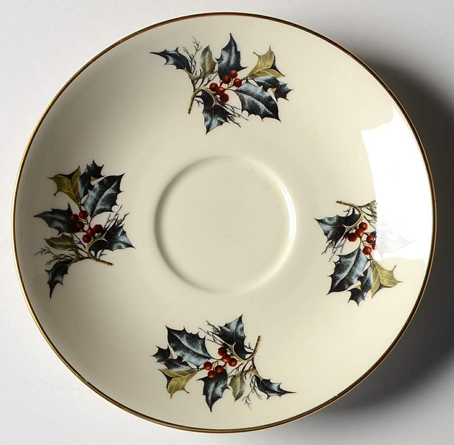 Winter Greetings Saucer by Lenox-1