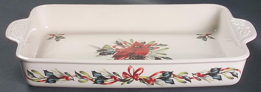 Winter Greetings 16" Rectangular Baker by Lenox-1