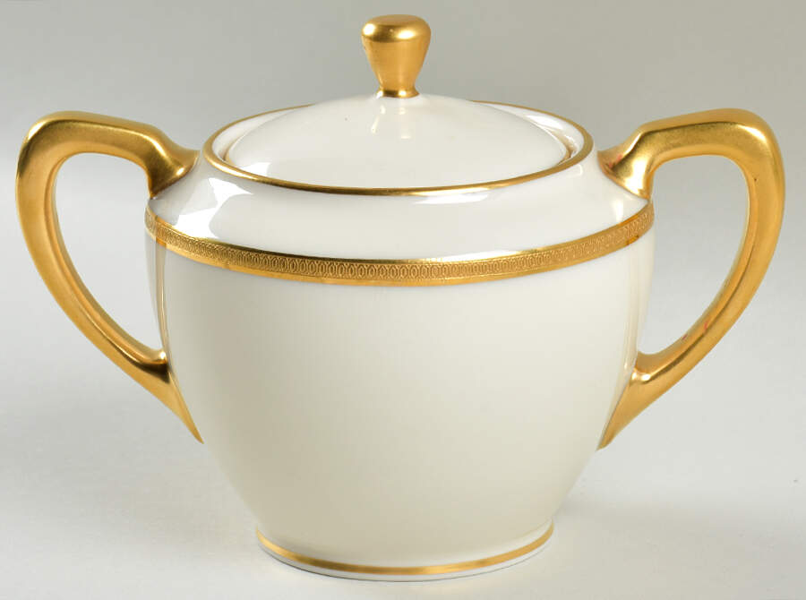 Windsor (Gold Backstamp) Sugar Bowl & Lid by Lenox-1