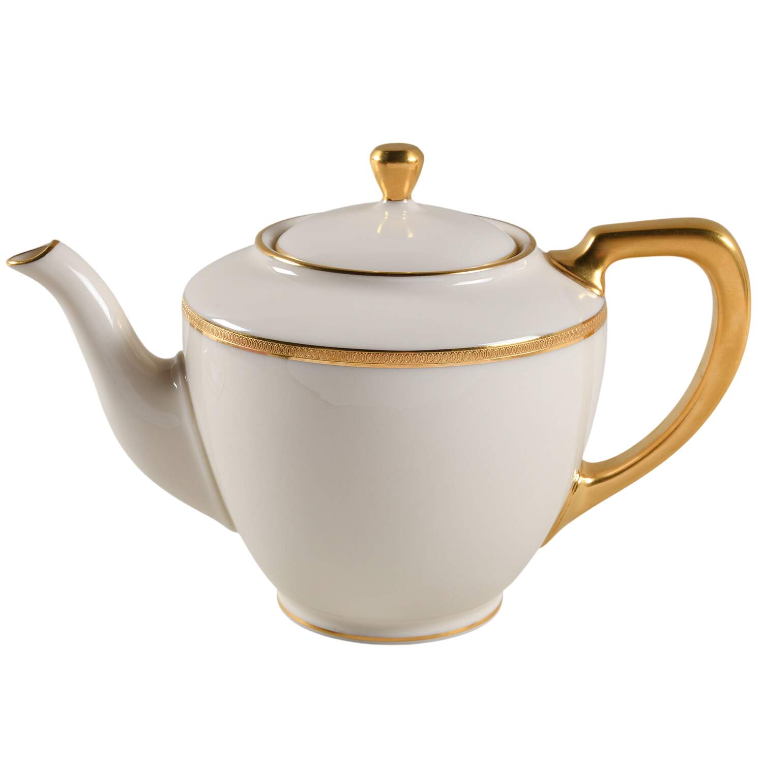 Windsor (Gold Backstamp) Teapot & Lid by Lenox-1