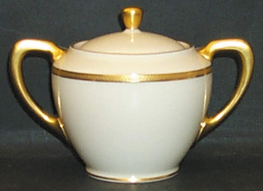 Windsor (Gold Backstamp) Sugar Bowl & Lid by Lenox-1