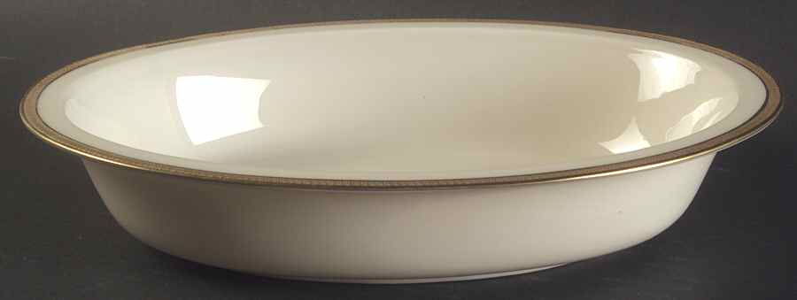 Windsor (Gold Backstamp) 9" Oval Vegetable Bowl by Lenox-1