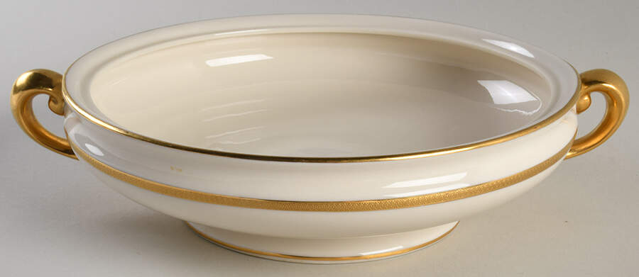 Windsor (Green Backstamp) Round Vegetable No Lid by Lenox-1