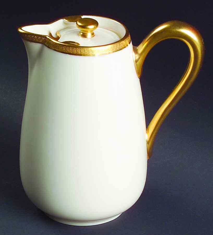 Windsor (Green Backstamp) Hot Milk Pitcher & Lid by Lenox-1