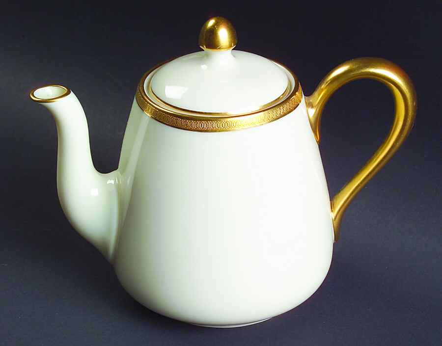 Windsor (Green Backstamp) Individual Teapot & Lid by Lenox-1