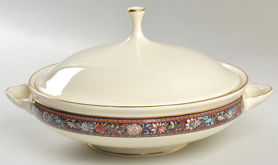 Witherspoon Round Covered Vegetable by Lenox-1