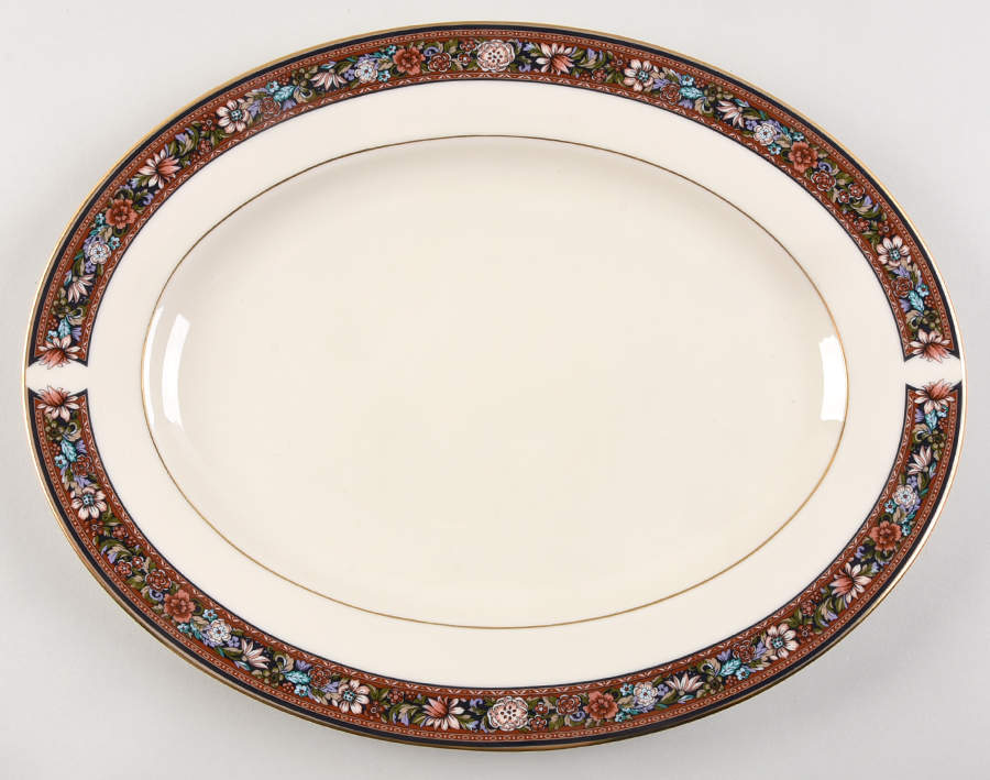 Witherspoon 13" 99 Shape Oval Serving Platter by Lenox-1