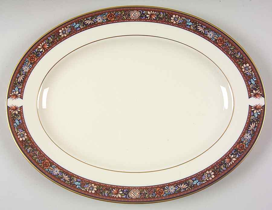 Witherspoon 13" 99 Shape Oval Serving Platter by Lenox-1