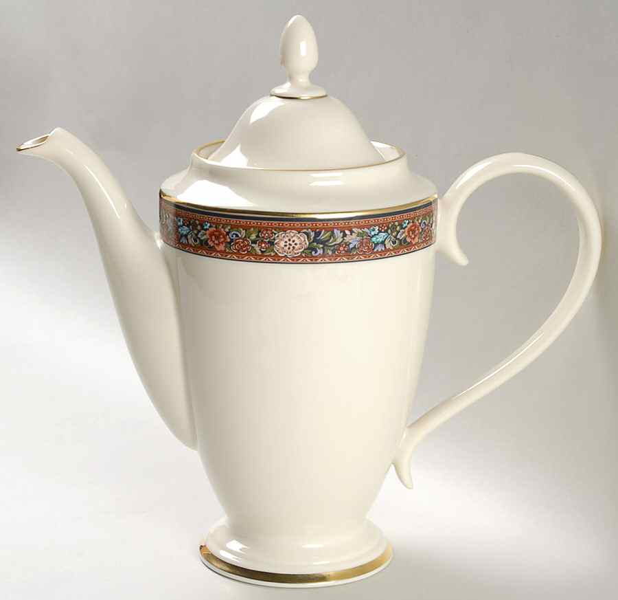 Witherspoon 1999 Shape Coffee Pot & Lid by Lenox-1