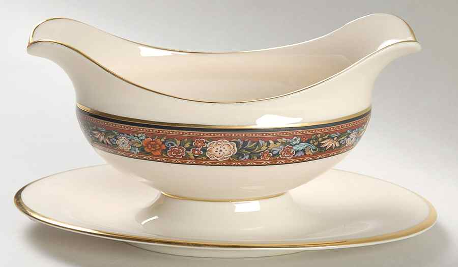 Witherspoon Gravy Boat with Attached Underplate by Lenox-1