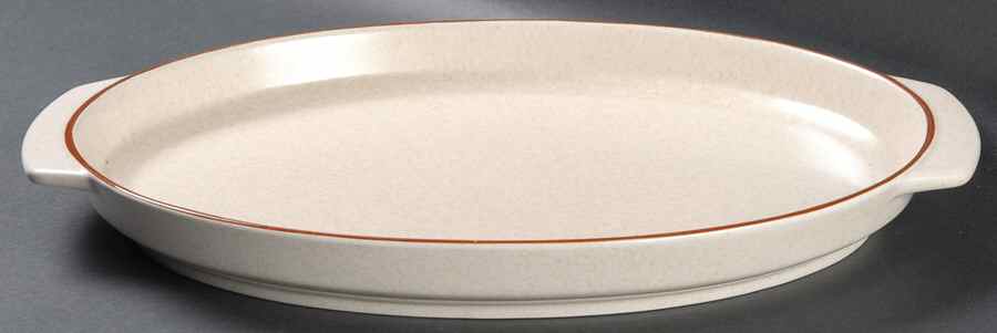 Woodspice (Trim On Edge) Oval Roaster by Lenox-1
