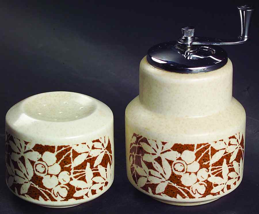 Woodspice (Trim Off Edge-No Trim) Salt Shaker & Pepper Mill Set by Lenox-1