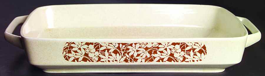 Woodspice (Trim Off Edge-No Trim) 15" Rectangular Baker by Lenox-1