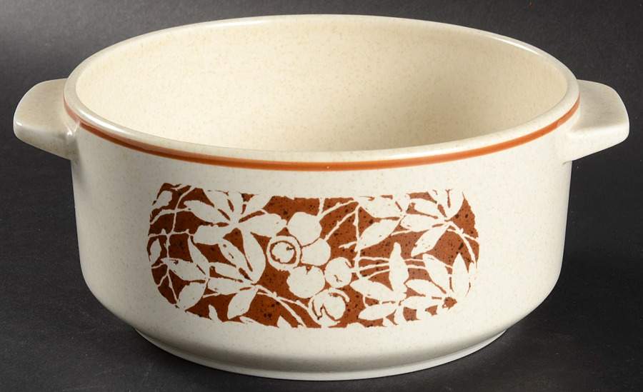 Woodspice (Trim Off Edge-No Trim) 6" Round Open Casserole by Lenox-1