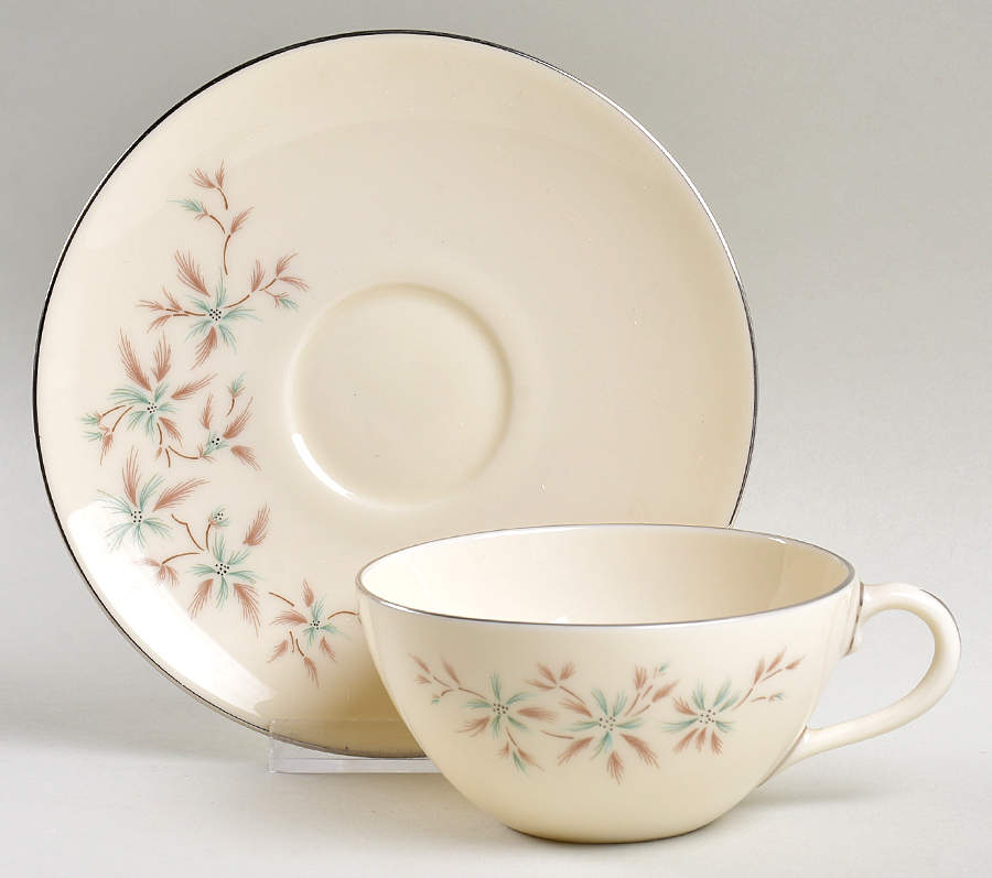 Wyndcrest Flat Cup & Saucer Set by Lenox-1