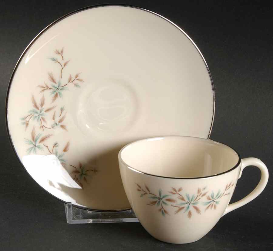 Wyndcrest Flat Demitasse Cup & Saucer Set by Lenox-1