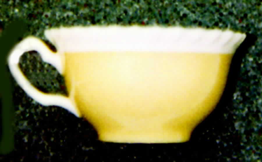 Gadroon Yellow (Rim) Flat Cup by Lenox-1
