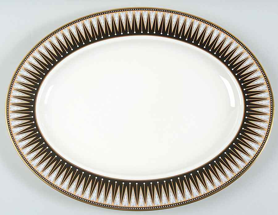 Zerlina 16" Oval Serving Platter by Lenox-1