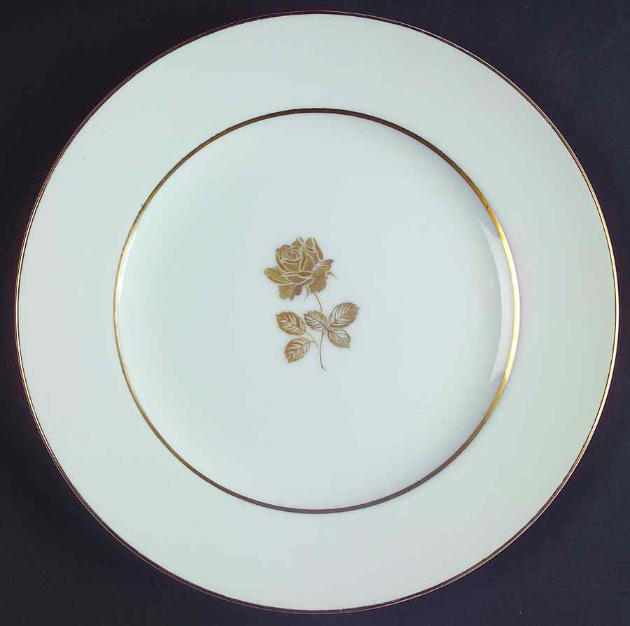 Classic Rose Salad Plate by Lady Anne-1