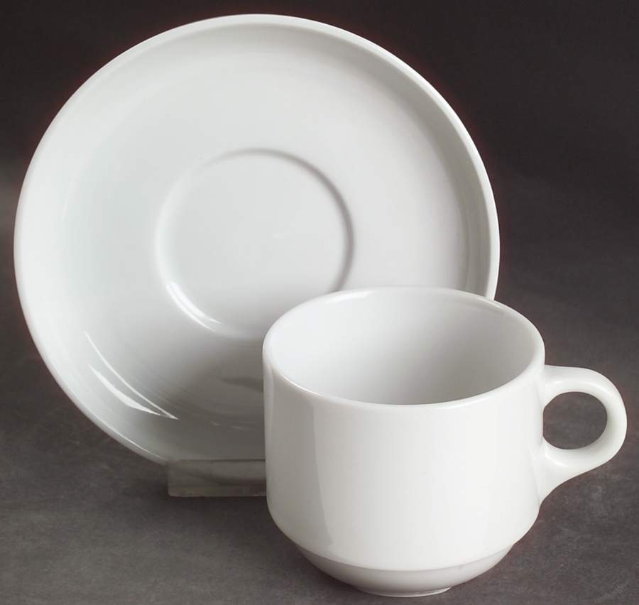 Stack Flat Cup & Saucer Set by Langenthal-1