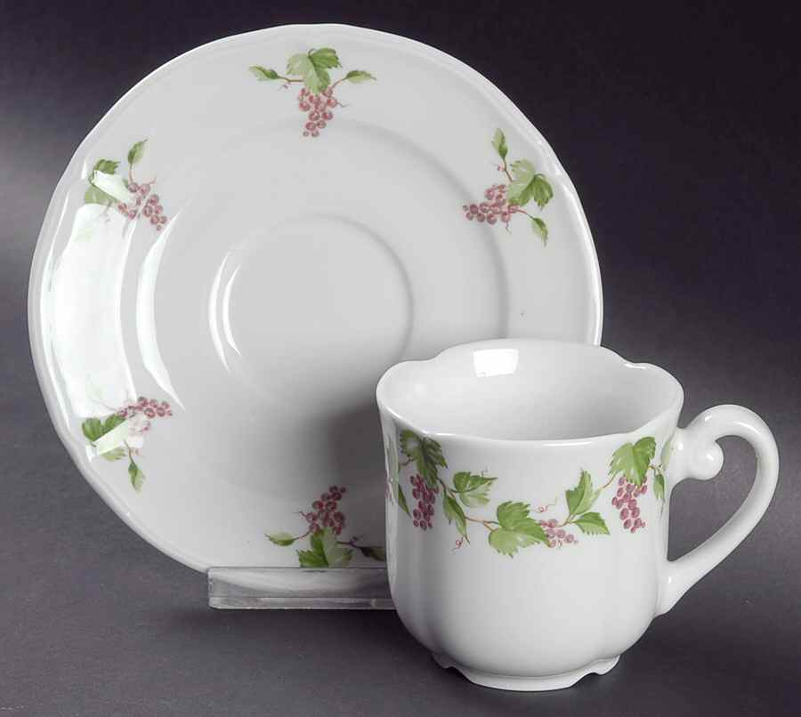 Vin Table Flat Cup & Saucer Set by Langenthal-1