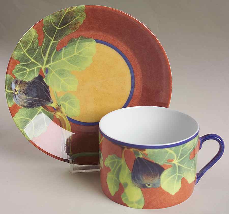Figari Breakfast Cup & Saucer Set by Laure Japy-1