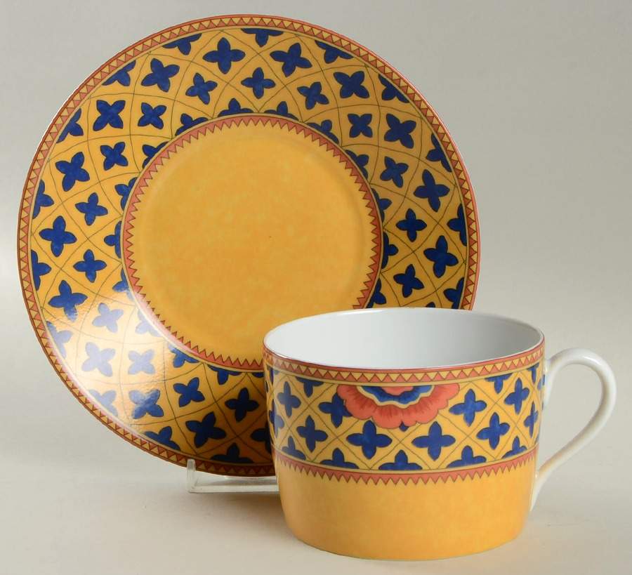 Grenade Breakfast Cup & Saucer Set by Laure Japy-1