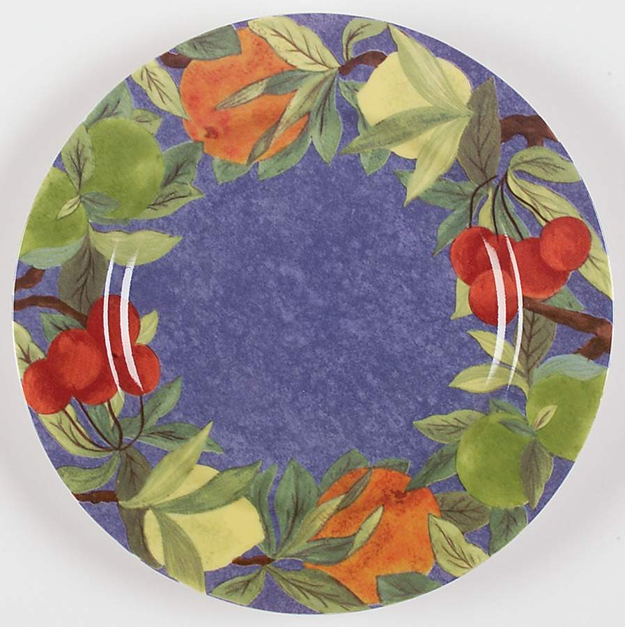 Jardin Bleu Salad/Dessert Plate by Laure Japy-1