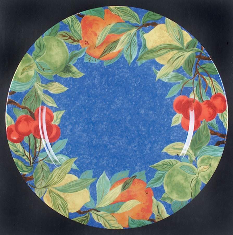 Jardin Bleu Service Plate (Charger) by Laure Japy-1
