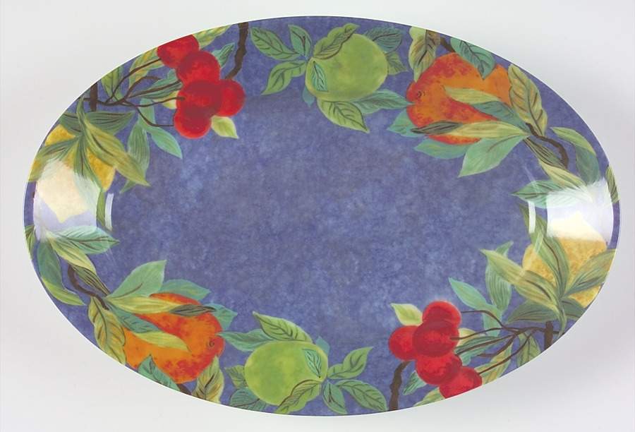 Jardin Bleu Pickle Dish by Laure Japy-1