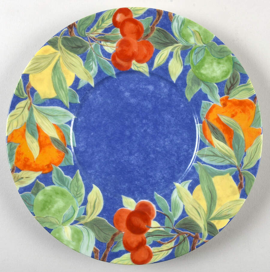 Jardin Bleu Saucer for Breakfast Cup by Laure Japy-1