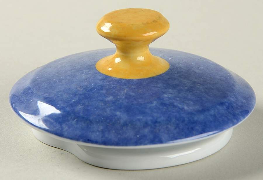 Jardin Bleu Lid for Teapot by Laure Japy-1