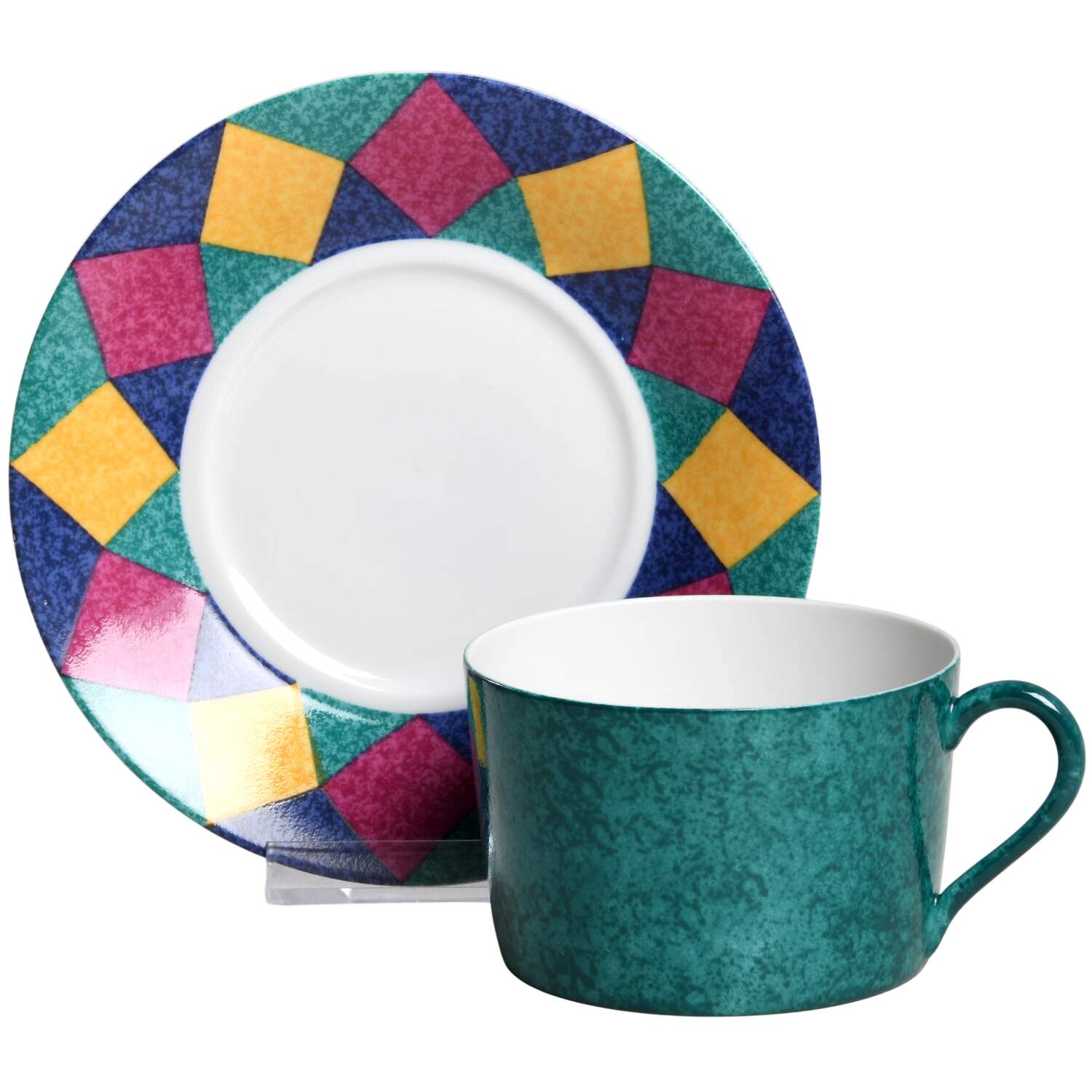 LAJ1 Flat Cup & Saucer Set by Laure Japy-1