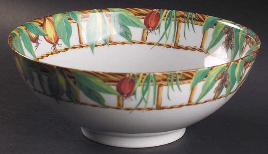 Marche Aux Herbes 9" Salad Serving Bowl by Laure Japy-1