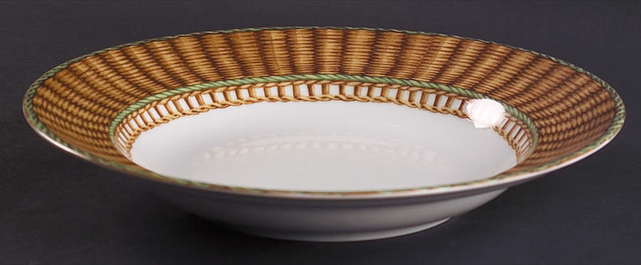 Marche Aux Herbes Deep Round Platter by Laure Japy-1